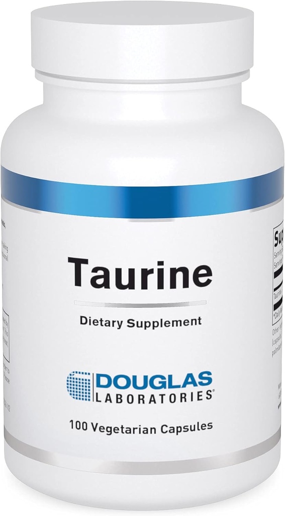 Douglas Laboratories Taurine | Beyin, Skeletal Kas, Kalp ve Retina | 100 Capsules