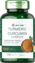 Turmeric Curcumin with Black Pepper 3000 mg |Joint Support | 240 Capsules | Turmeric Komplek Supplement | Non-GMO, Gluten Free