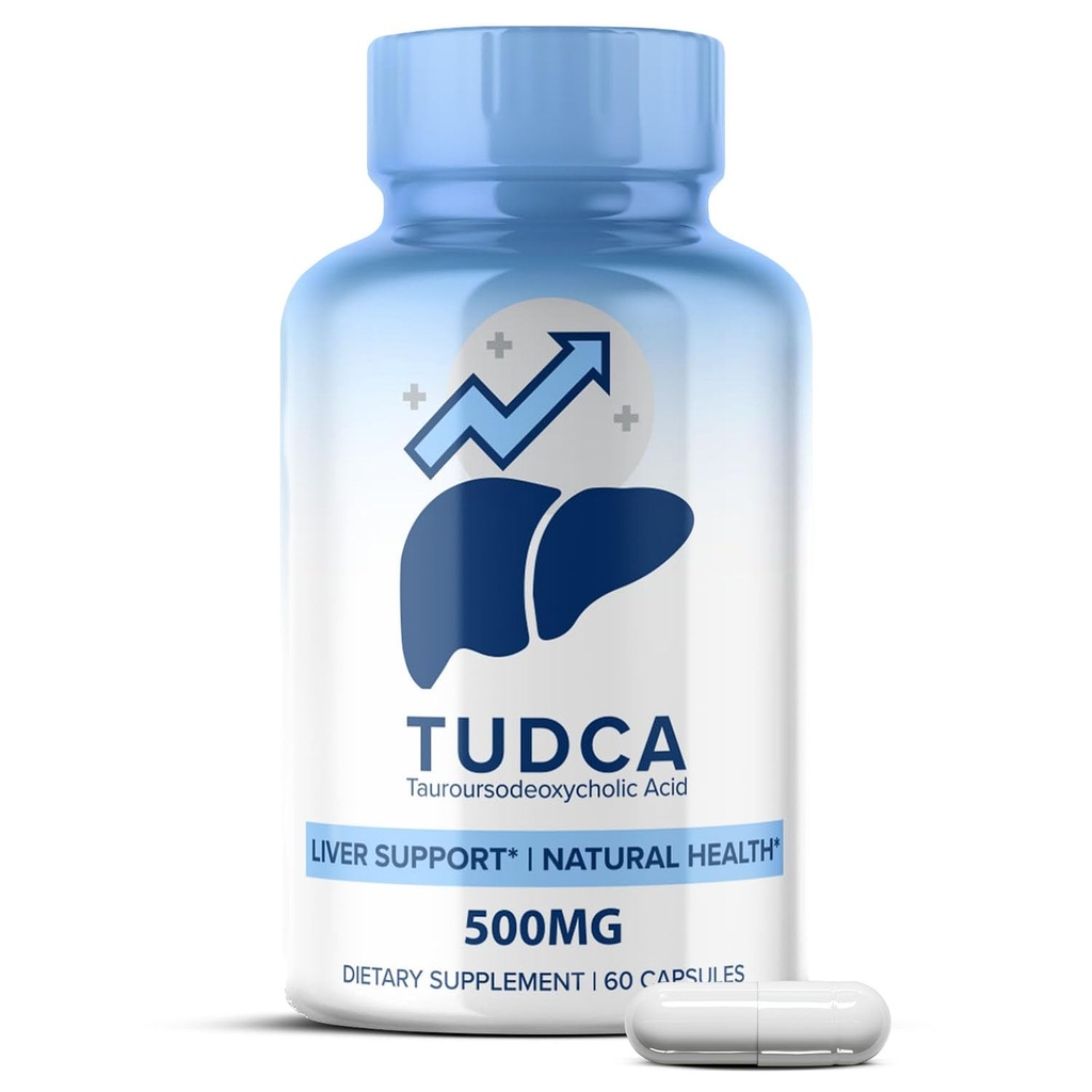 Tudca Liver Support Supplement - 1, 60 Capsules Tauroursodeoxycholic Acid - Nerve Hücre Desteği, Gallbladder, Kidney ve Liver Cleanse Detox & Tamir, Bile Salts Supplement by MaxLife Naturals