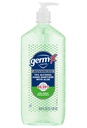 Germ-X Advanced Καθαριστικό χεριών με Αλόη και Βιταμίνη Ε, Μη αποξηρατικό Ενυδατικό Gel, Στιγμιαία και Χωρίς Ξεπλύνετε Φόρμουλα, Αντλία Μπουκάλι, Επιστροφή στο σχολείο Προμήθειες, 1 Liter