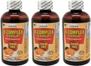 Germa B-Complex Syrup. Diyetary Supplement. Bone Health, growth and Development Aid. Sugar Free. Orange Flavor. 8 oz. Paket 3