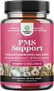PMS συμπλήρωμα υποστήριξης για τις γυναίκες – ισορροπία ορμονών για τις γυναίκες & εμμηνόρροια δυσφορία με DIM, chasteberry, μαύρο Cohosh & Ashwagandha - για την περίοδο Cramps Ευκολία, Εμμηνόπαυση Bloating, Mood Swing – 120 Ct