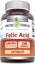 Amazing Formulas Folic Acid Supplement 