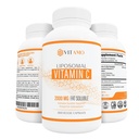 Liposomal Vitamin C 2000 mg | Üstün Teslimat Sistemi | 300 Capsules Immune Support & Collagen ATM | High Abxia Ascorbici, High Dose C, Zero Soy, 100% Non-GMOMO