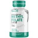 Σύντηξη της φύσης Nutri 5-MTHF L Methylfolate 1MG - 4 Μήνες προσφοράς, 120 Vegan Tablets - μεθυλιωμένο συμπλήρωμα φολικό - Γνωστική λειτουργία, υγεία της καρδιάς, προγεννητική υποστήριξη - μεθυλιωμένο φολικό οξύ