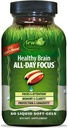 Irwin Naturals Sağlıklı Beyin All-Day Focus - 60 Sıvı Yumuşak-Gelin - Zihinsel Performans ve Uzun Süreli Beyin Sağlığını Teşvik Etmek - 30 Hizmet