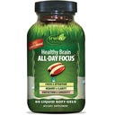 Irwin Naturals Sağlıklı Beyin All-Day Focus - 60 Sıvı Yumuşak-Gelin - Zihinsel Performans ve Uzun Süreli Beyin Sağlığını Teşvik Etmek - 30 Hizmet