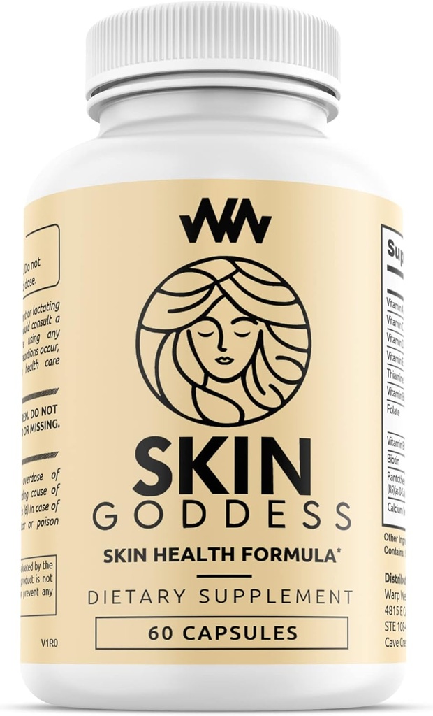Kadınlar Skin Health Supplement | Destekler Radiant ve Genç Kadın Kompleksi | Çin Peony for Clear Skin and Feminine Glow | Skin Goddess