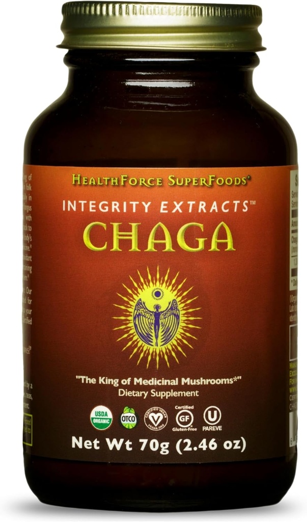 HealthForce SuperFoods Integrity Extracts Chaga - Toz - 70 Grams