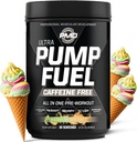 PMD Sports Pump Yakıt Ultra Caffeine Free - Premium Pre Workout Toz & Muscle Pump, Greater Focus, Endurance & Recovery, Premium Kreine, Arginine & Beta Alanine - Rainbow Sherbet (30 hizmet)