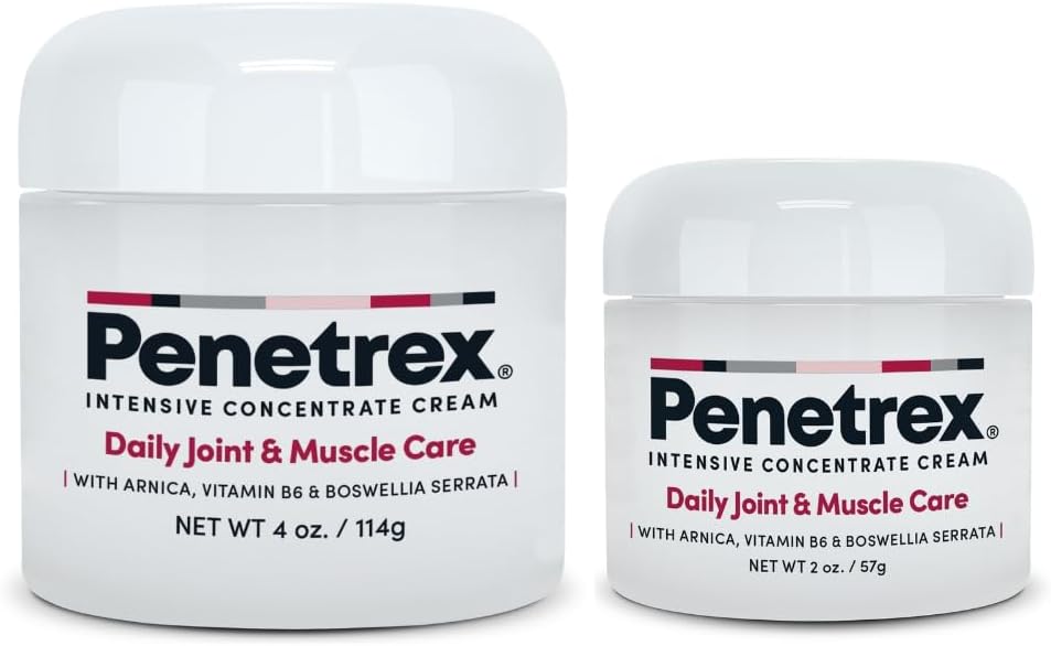Penetrex Ortak & Kas Terapisi Duo - Arka, Boy, Hands, Foot & Nerves - Rub with Arnica, Vitamin B6 MSM & Boswellia - 2oz, 4oz