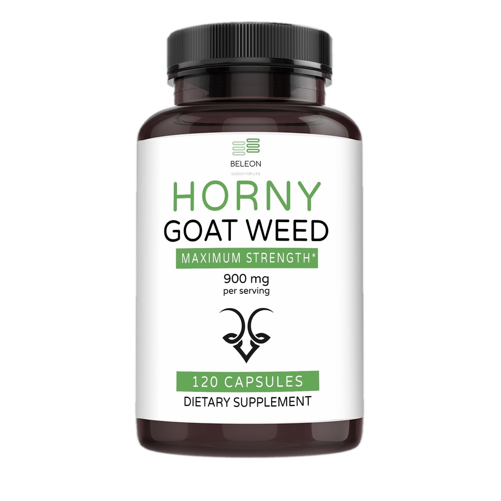 Horny Goat Erkekler ve kadınlar için alıntı yaptık - Erkek Enhancing Supplement Stamina Herbal Pills - 120 Capsules