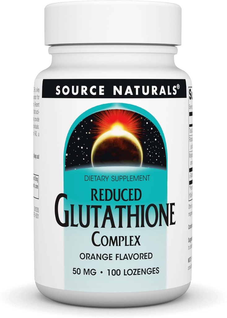 Kaynak Doğalları Glutathione Kompleksi 50 mg Orange Flavored - 100 Lozenges