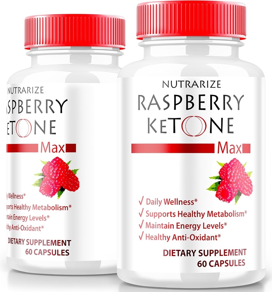 (2 Pack) Raspberry Ketone Capsules, Resmi Raspberry Ketone For Kilo Kaybı, All-Doğal Keto Formula Your Body and Fitness Goals, RaspberryKetone 1200MG Tamam, Yorumlar (120 Capsules)