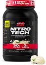 Muscletech Whey Protein Tozu (Vanilla Cream, 2.2 Pound) - Nitro-Tech Ultimate Muscle Building Formula Whey Protein Isolate - 30g of Protein, 3g of Kretine & 6.8g of BCAA - Ambalaj Vary