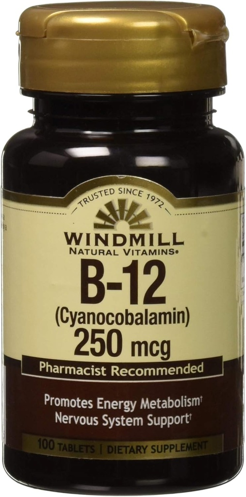 B-12 TABS 250 MCG WMIL Boyut: 100