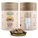 Grass-Fed Freeze-Dried Bovine Heart & Liver Capsules 3000 mg per Service | CoQ10, Iron, çinko & B12 Supplement for Natural Heart, Energy, and Immune Support