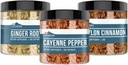 Earthborn Elements Cayenne Pepper, Ceylon Cinnamon & Ginger Root Sche (200 Capsules Her), Pure & Undiled, No Wordss