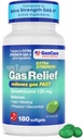 GenCare -Extra Strength Gas Relief Simethicone 125 mg (180 Softgels) Bloating Relief, Pressure & Discomfort için maksimum Güçlü Anti Gaz Pilleri - Genric Ekstra Güçlü Gaz X
