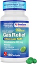 GenCare -Extra Strength Gas Relief Simethicone 125mg (180 Softgels) Χάπια μέγιστης αντοχής κατά του αερίου για Bloating Relief, Pressure & Discomfort - Σύγκριση με το Generic Extra Strength Gas X