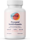 FullWell Prenatal Vitaminler | Choline, folate, Vitamin D for fetal Büyüme, Beyin Gelişimi | 26++ Vital Nutrients | Diyetitian-Former, OBGYN Önerilen, Non-GMO, 3. Parti Test Edildi, 30 Hizmet