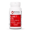 PROTOCOL FOR LIFE BALANCE - K2 MK-7 ve D3 - Vascular Sağlık ve Yapısal Destek, Bone Strength, Appetite Suppressant, Doğal Kilo Kaybı, Destekler Gıda Aoryonu - 60 Veg Capsules