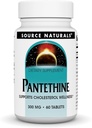 Source Naturals Pantethine, Supports Cholesterl Wellness*, 300 mg, 60 Tabletler