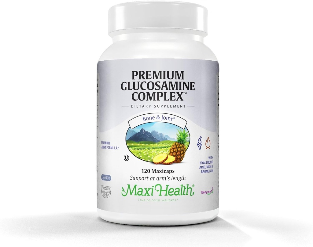 Maxi Health Premium Glucosamine Kompleksi MSM ile Ortak Formula, 120 Kont