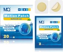 MQ 20ct Motion Hastaness Patches, Light Color, Sea Hastaness Patches Non Drowsy & Water, Cruise Ship Travel Essentials, Fast Acting & Long Lasting 72H
