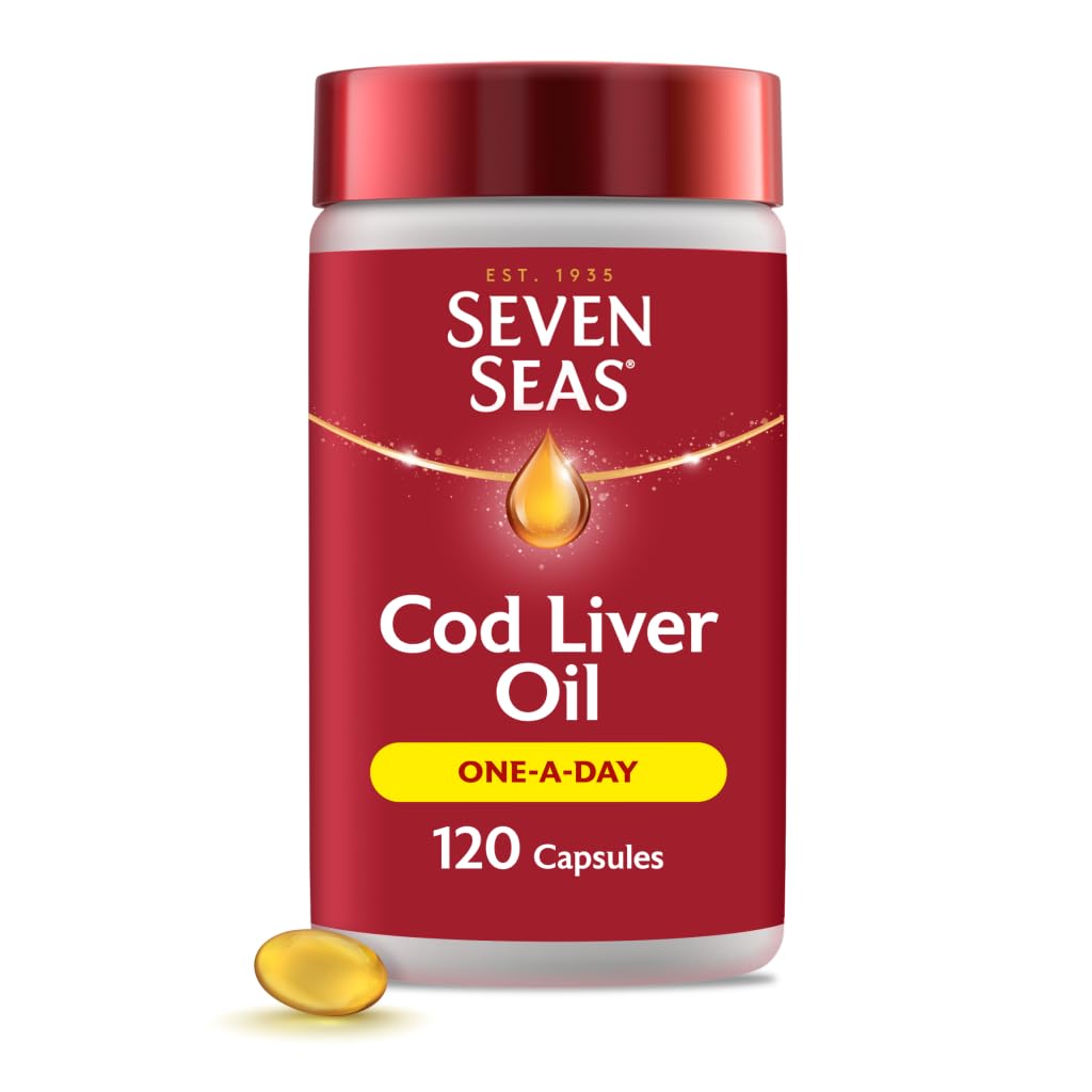 Seven Seas Pure Cod Liver Oil 120 kapsül