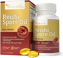 Reishi Spore Oil Shell σπασμένο επιπλέον δύναμη 500mg (60 Softgels)