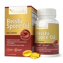Reishi Spore Oil Shell Broken Extra Strength 500 mg (60 Softgels)
