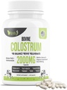 VITINITY Grass Fed Bovine Colostrum Capsules for Humans - Natural IgG Colostrum Supplement for Gut Health, Immune Support, Muscle Recovery & Wellness | Pure Colostrum Superfood, Unflavored (120)