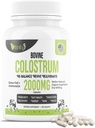 VITINITY Grass Fed Bovine Colostrum Capsules for Humans - Natural IgG Colostrum Supplement for Gut Health, Immune Support, Muscle Recovery & Wellness | Pure Colostrum Superfood, Unflavored (120)