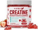 Creatine Monohydrate Gummies 5 g για άνδρες & γυναίκες, 120 Sugar Free Gummies με 200 Mg Γλυκινικό μαγνήσιο, 200 Mg L-Θρεονικό για την υποστήριξη των μυών, Energy Boost