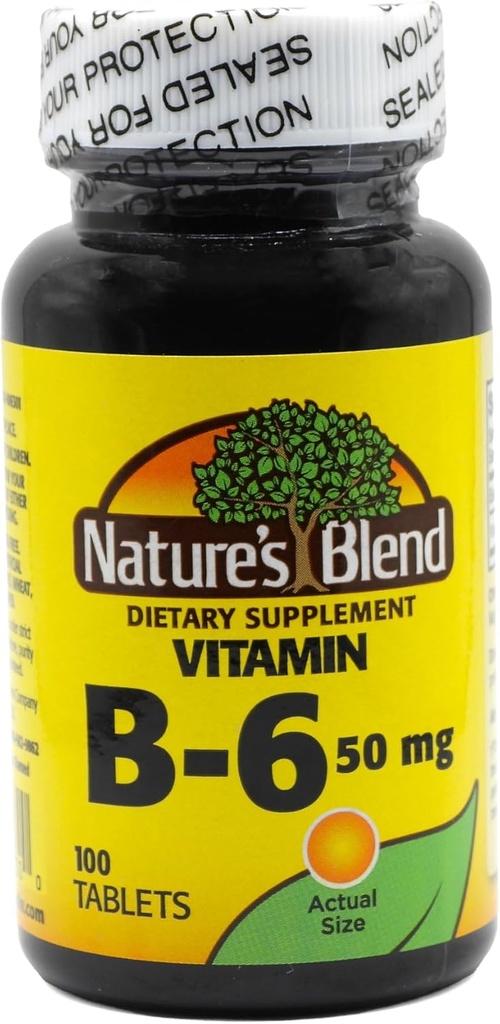 Βιταμίνη B-6 50mg μείγμα της φύσης