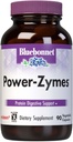 Bluebonnet Nutrition Power-Zymes, Protein Digestive Support*, χωρίς σόγια, χωρίς γλουτένη, χωρίς γαλακτοκομικά, 90 κάψουλες λαχανικών, 90 σερβιρίσματα