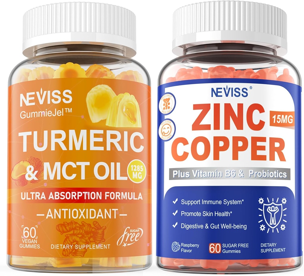 Turmeric Gummies 1000 mg+Zinc Copper Gummies