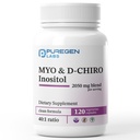Safgen Laboratuvarları Inositol Supplement | Myo Inositol & D-Chiro Inositol 2050mg - 120 Veggie Caps | No Harmful Words | Non-GMO, NO Gluten ve Dairy - Made in USA