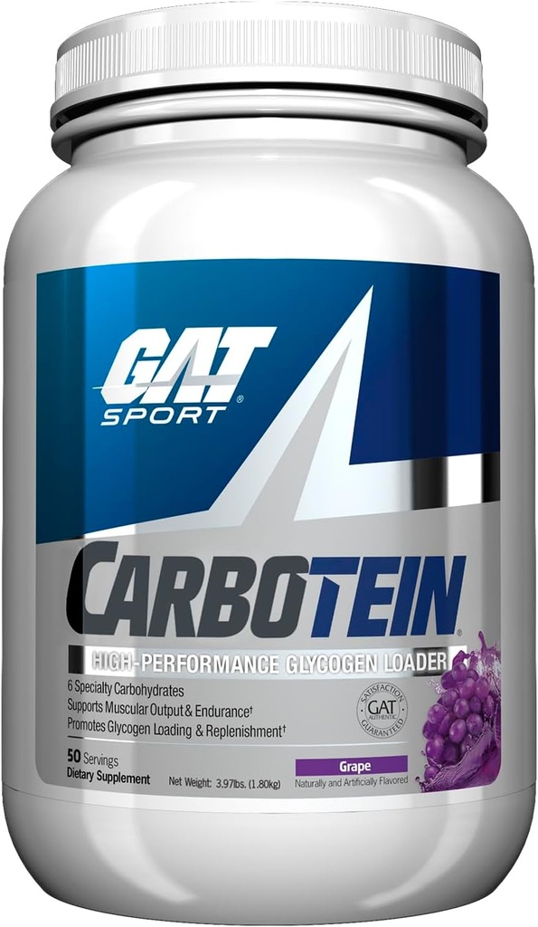 GAT SPORT Carbotein High-Performance GlycogenVPN, 50 Hizmet (Grape)