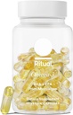 Ritual Omega 3 - Vegan - Bilim-Backed Dose of DHA & EPA Fatty Acids in 2:1 Oran, Bio available, Brain and Heart Health Support, Minimal Burp-Back, Sustainably Sourced Microalgae, 30 Day Supply