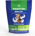 Smart Eats Iron Lift | Toz Iron Supplement | More Energy | Gentle Iron | Support Hair, Skin, Digestion | Great for Kids & Yetişkinler | Makes Tasty Drinks/Smoothies | Cookies & Cream | 30 Scoops