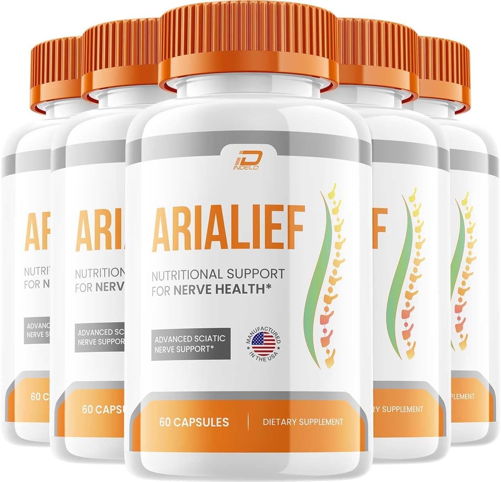 Arialief Κάψουλες, Arialief Advanced Supplement, All Natural Formula to Reservation Healthy Levels, Maximum Strength Daily Formula, Arialif Reviews (5 Συσκευασία - 300 Κάψουλες)
