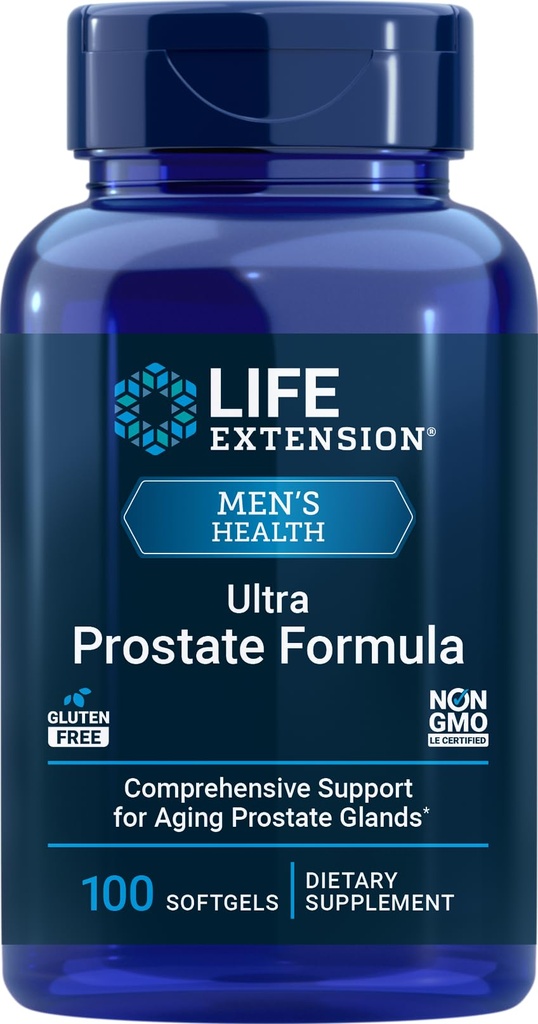 Επέκταση ζωής Ultra Prostate Formula, 100 Softgels, φυσικό συμπλήρωμα για τους άνδρες