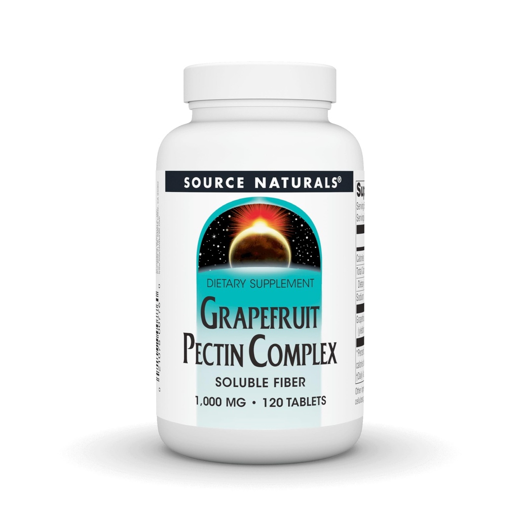 Source Naturals Grapetre Pectin, ► Fiber - 1000 mg Diyet Tamam - 120 Tablet