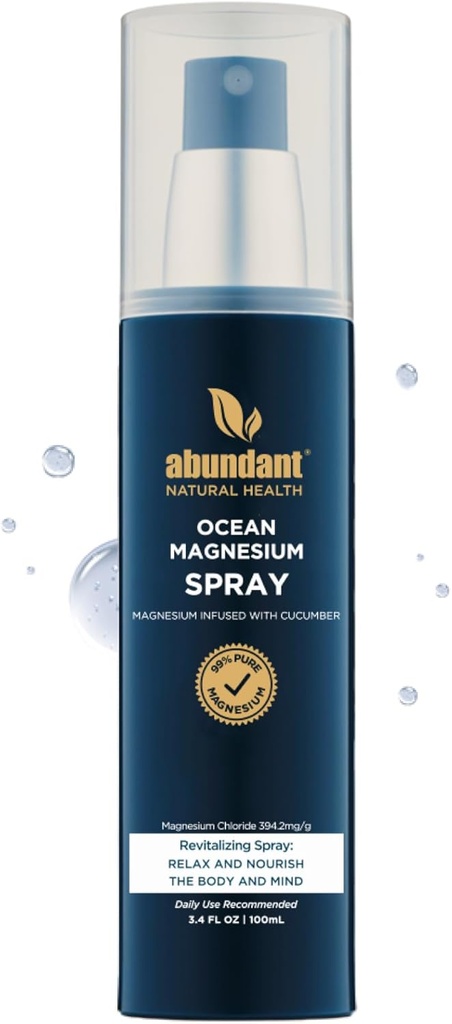 MAG I.C. Magnezyum spreyi, Aches ve Bruises'e karşı Güçlü Ağrı Yardımı için %10 Trolamine Salicylate ile etkili ve Hızlı Aborpsiyon, Fragrance-Free, 100mL