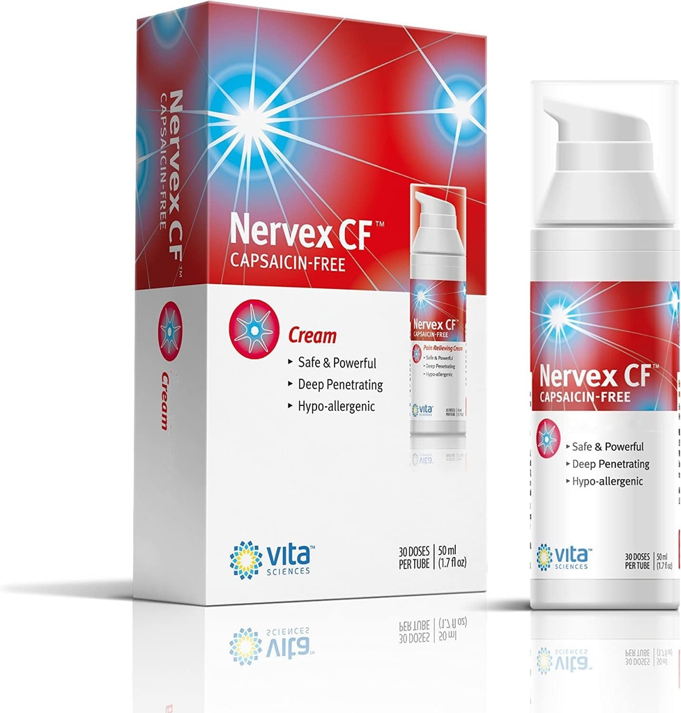 Vita Sciences Neuropati Eller ve Ayaklar için Yardım - Yakma için Güçlü Krem Formula, Tingling ve Numbness - Arnica, B12, B1, B5, B6, E, MSM, Aloe, ve Coconut Oil Base - Capsais-Free