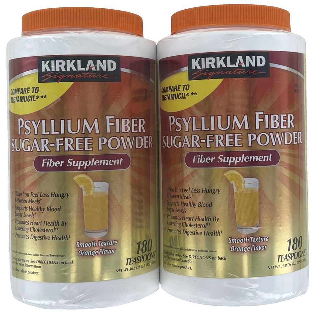 Kirkland Signature Sugar-Free Psyllium Fiber Supplement Toz, 360 DosQ