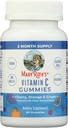 MaryRuth Organics Vitamin C Gummies | Tamam for Immune Support & General Health | Immune Support Supplement | Yetişkinler & Çocuklar için C | Vegan | Non-GMO | 60 Hizmet