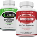 Skin Clearing Supplement Stack ve Estrohalt